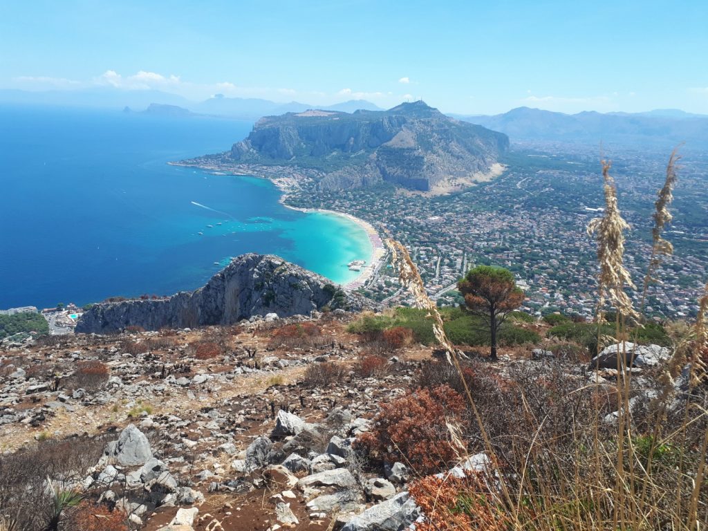 Mondello Capo Gallo Monte Pellegrino Sizilien Italien