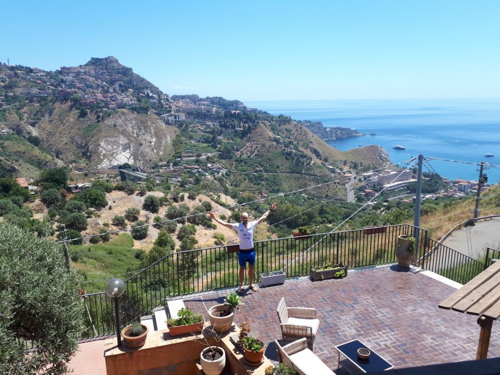 Aussicht Taormina Sizilien Italien