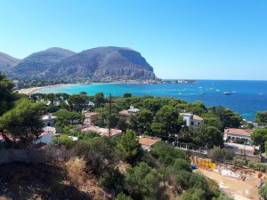 Mondello Capo Gallo Sizilien Italien