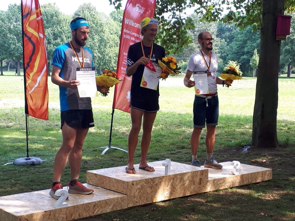 Siegerehrung Männer 24 Stunden Lauf Deutsche Meisterschaft 2019 Bottrop