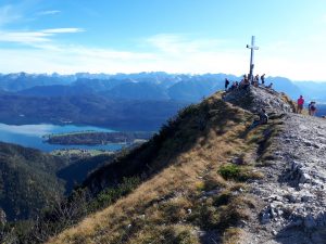 Blick Gipfel Heimgarten Voralpen