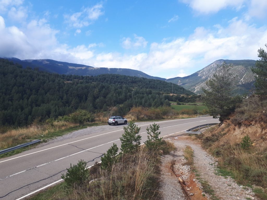 Gosol Pedraforca Parkplatz