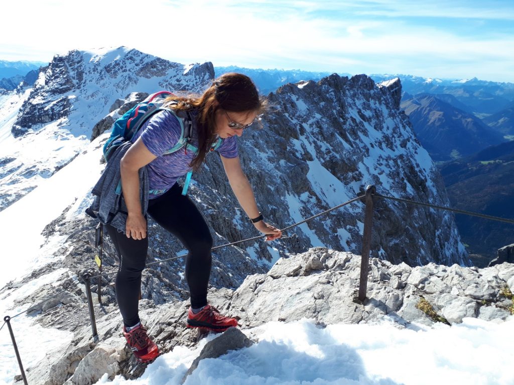 Gatterl Tour Zugspitze oberer Grat Alpen