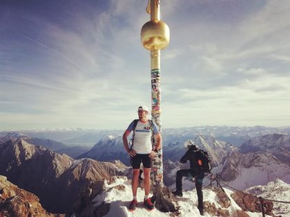 Gipfel Gipfelkreuz Zugspitze Alpen
