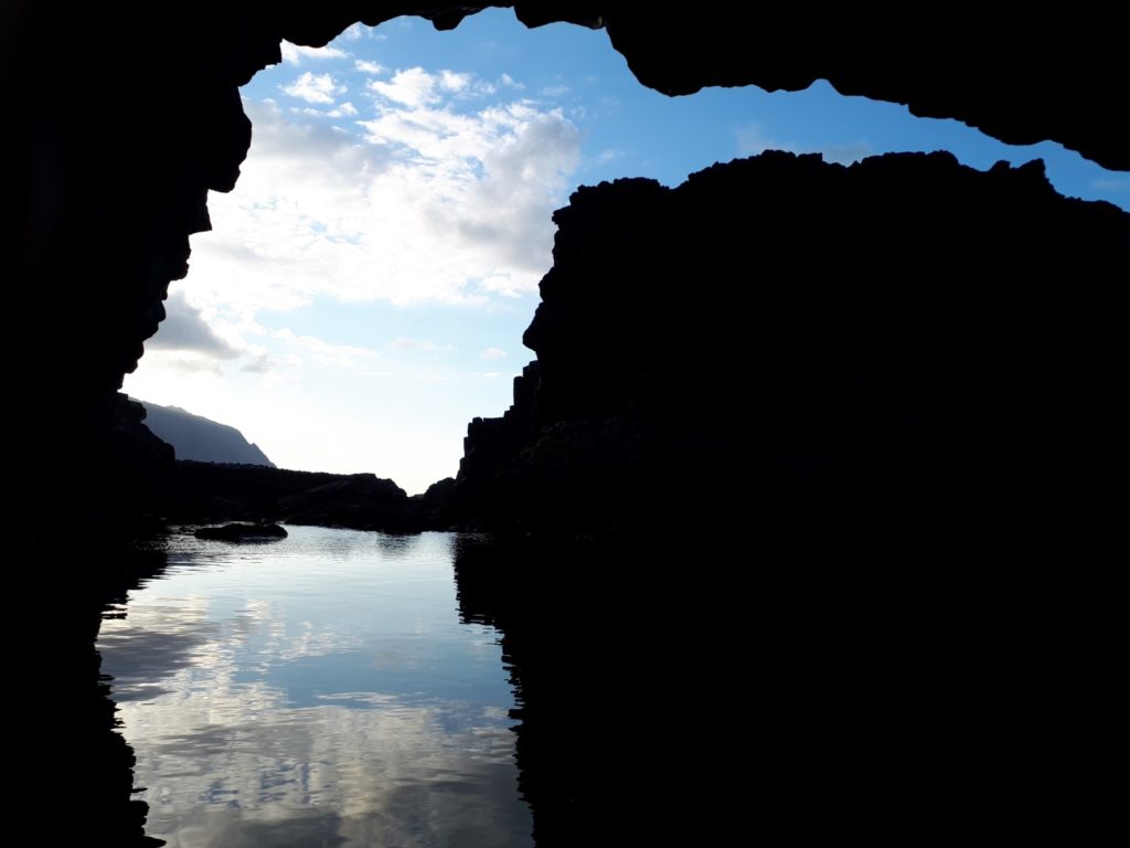 Charco Azul Höhle El Hierro Kanaren