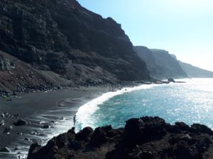 Playa Verodal schwarzer Strand El Hierro Kanaren