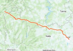 Lauf Hof Strava