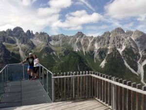 Aussichtsplattform Schlick Stubai Stubaital Österreich Alpen