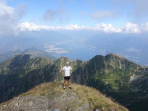 Monte Limidario Gipfel Tessin Schweiz Italien
