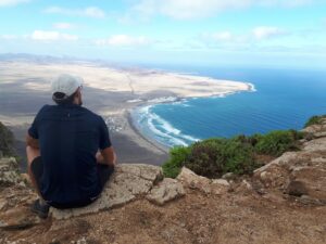 Aussichtspunkt Klippen Famara Lanzarote Kanaren