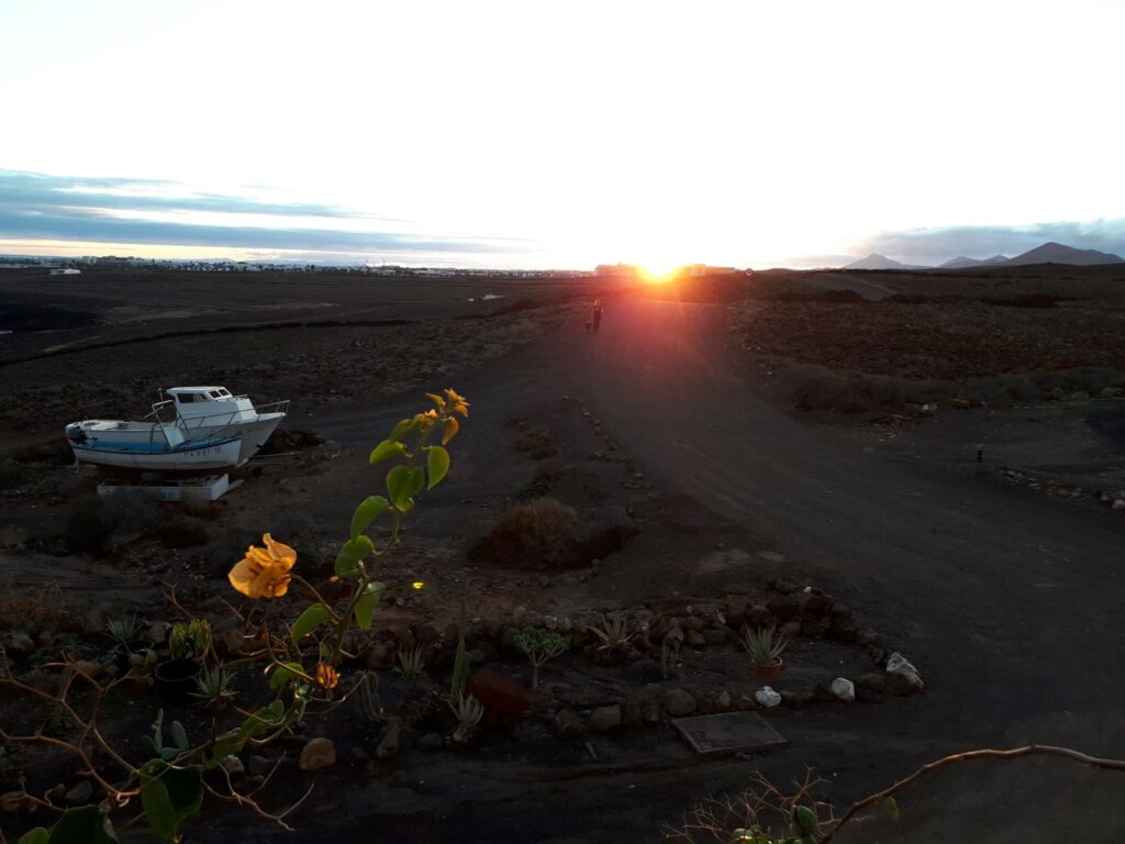 Sonnenuntergang Los Ancones Lanzarote Kanaren