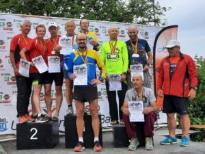 24 Stunden Lauf Siegerehrung Mannschaft Deutscher Meister Laufgemeinschaft Würzburg Bad Blumau