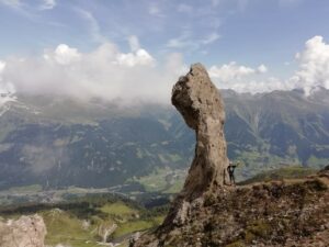 Felsen Casanna Schweiz