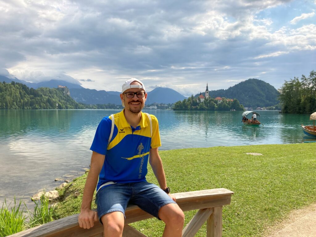 Runde Bled See Slowenien