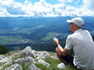 Hochstuhl Stol Aussicht Bled Slowenien