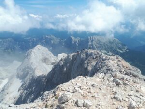 Triglav Slowenien Abstieg