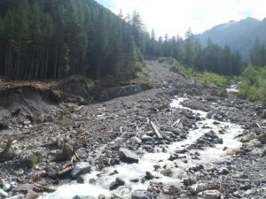 Uina Fluss Tal Schweiz