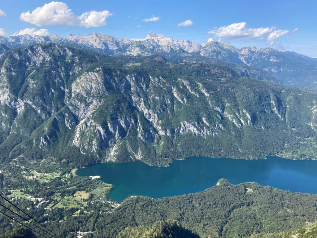 Aussicht Bohinj Triglav Seilbahn Vogel