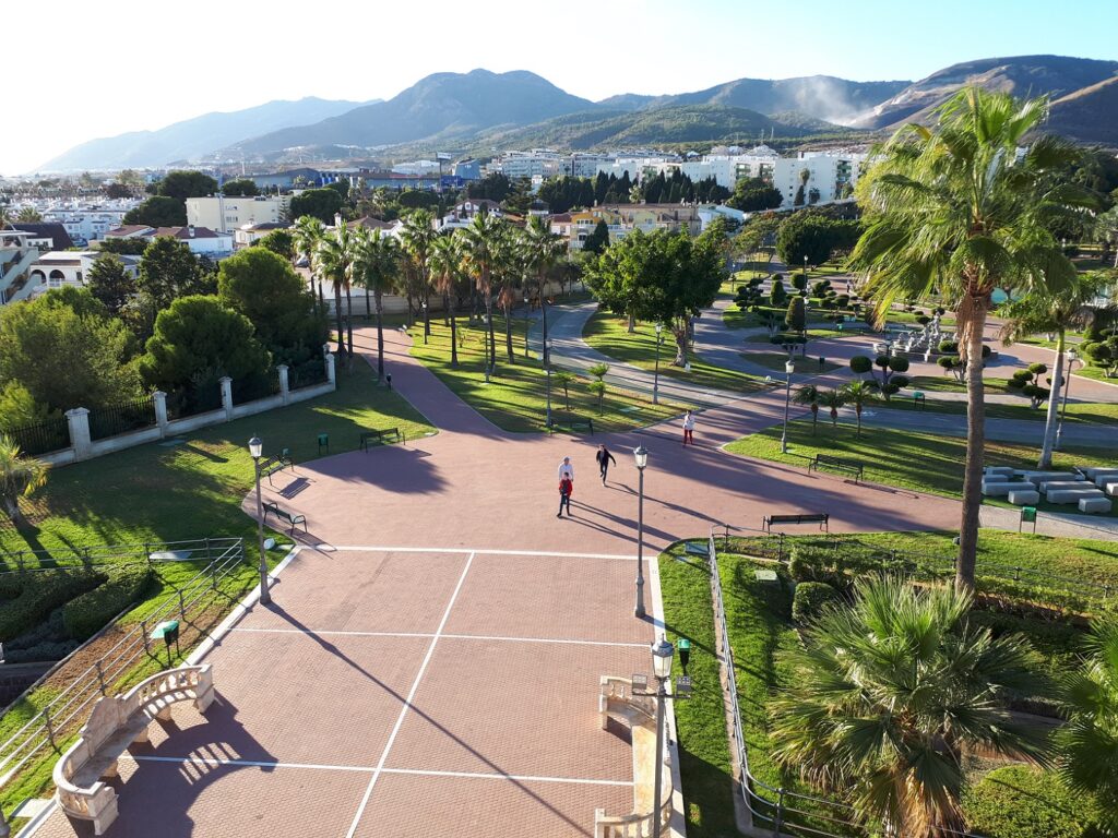 Parque Bateria Torremolinos Costa del Sol Spanien