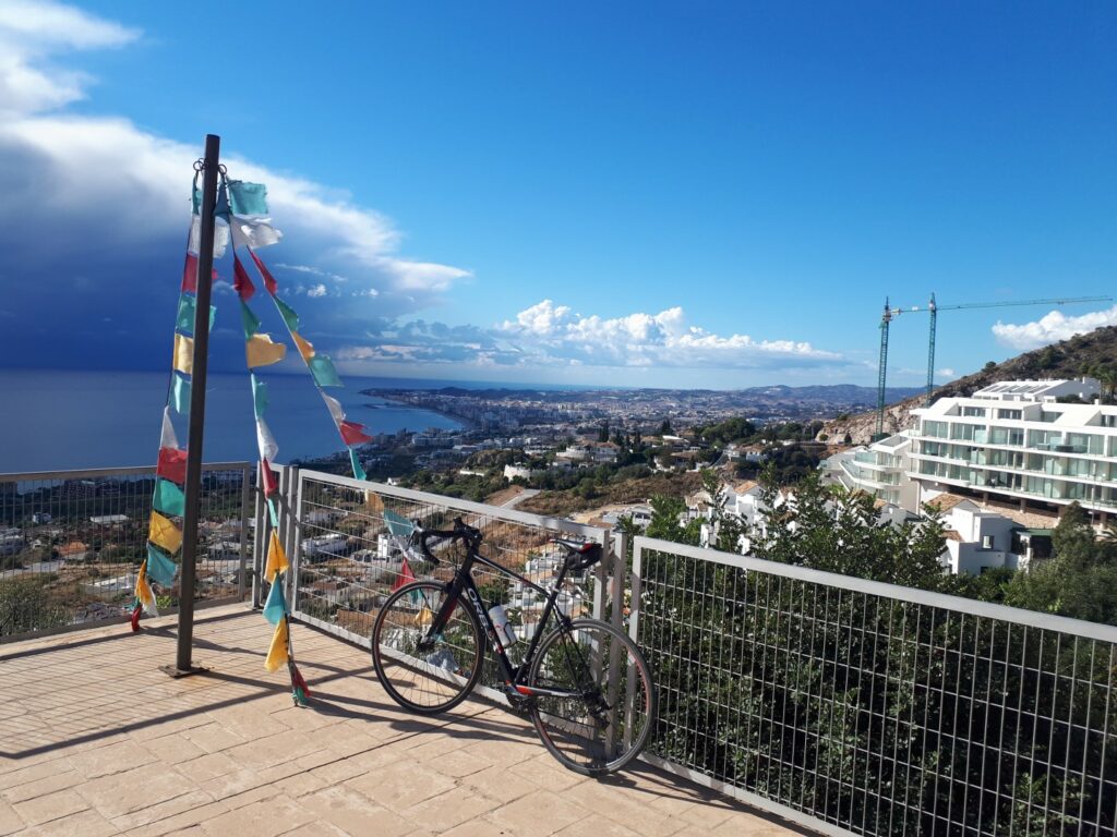 Aussichtspunkt Rennrad Mijas Costa del Sol Spanien