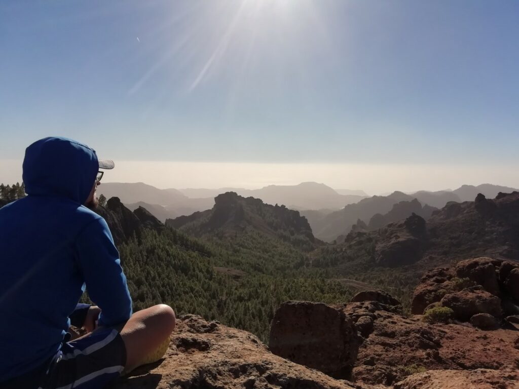 Aussicht Berge Gran Canaria Kanaren Spanien