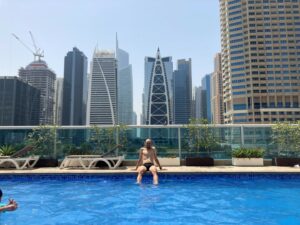 Dubai Hotel Armada Avenue Pool Hochhäuser