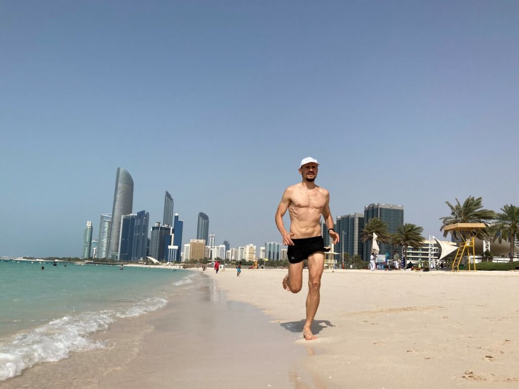 Abu Dhabi Strand Jogging