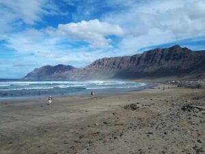 Caleta Famara Lanzarote Kanaren