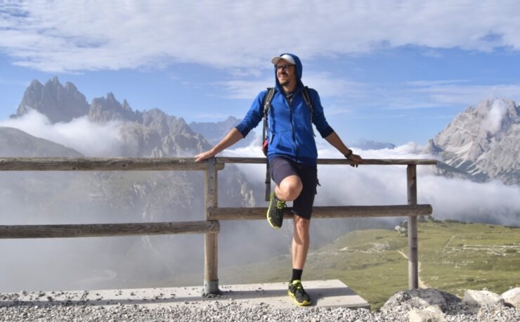 Aussicht Auronzohütte Dolomiten Italien