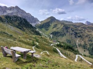 Tilliacher Joch Aussicht Berge Österreich