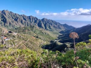 Anaga Naturpark Berge Abfahrt Teneriffa Kanaren