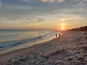 Sonnenuntergang Long Beach New York