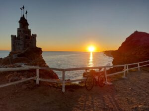 Sonnenuntergang Torrox Küste Costa del Sol Spanien