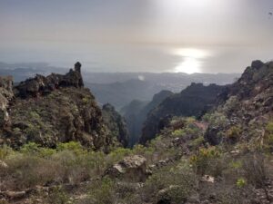 Ausblick Hügel Costa Adeje Teneriffa
