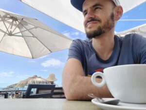 Kaffeebar Strand Costa Adeje Teneriffa