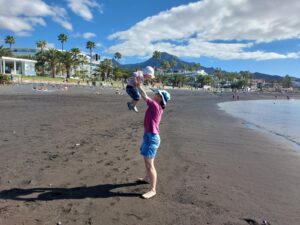 Playa el Beril schwarzer Sand Costa Adeje Teneriffa